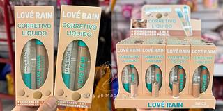 Corretivo Líquido e lápis corretivo Love Rain Cores separar que estevem disponível