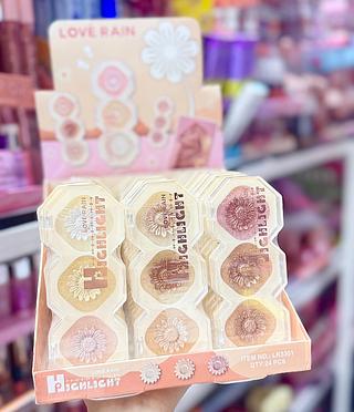 Iluminador Love Rain Cores separar que estevem disponível