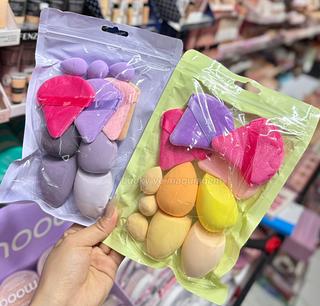 Esponja Pacote ( Cor Sortido )4 esponja maior 3 menor e 4 triângulo