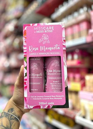 Kit limpeza e Hidratação (Rosa Mosqueta)Miss Rose
