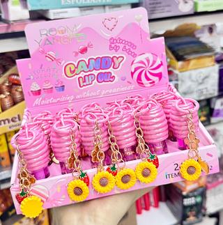 Lip gloss com Chaveiro ROOM YANGFEI Cores separar que estevem disponíveis