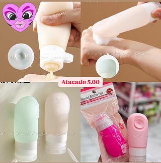 Frasco Selicone para sabonete ( Cor Sortido )