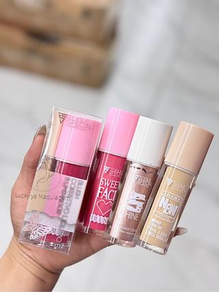 Blush Corretivo líquido e iluminador Toque Special Cores separar que este em disponível