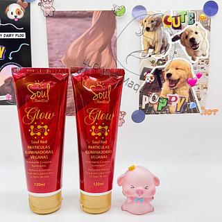 Glow Hidratante corporal Desodorante iluminador Soul Red
