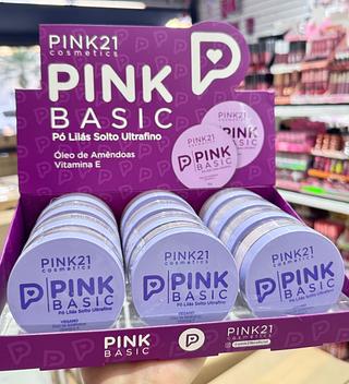 Pó Solto Lilás Pink Basic Pink 21