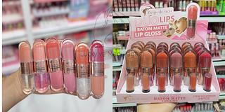 Batom Mayte e Lip Gloss 2 em 1 Beijo de Neve