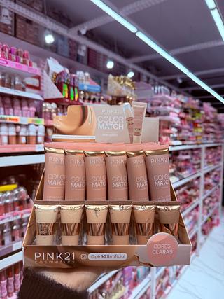 BASE LIQUIDO MATTE PINK 21 CORES SPARAR QUE ESTEVEM DISPONIVEIS
