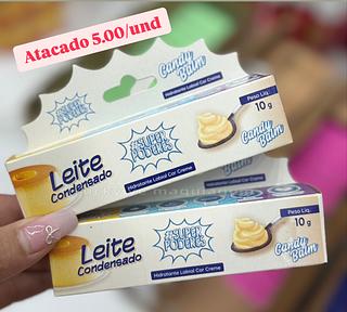 Hidratante Labial Cor creme Leite Condensado Super Poderes