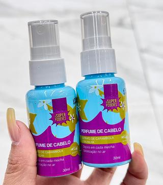 Perfume de Cabelo Carambola e Baulinha Super Poderes