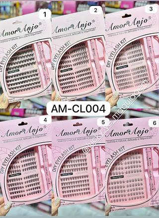 kit Cílio Tufinho Com Cola e Pinça Amor Anjo (separado de acordo com os que estiver disponivel)