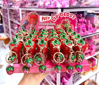 Lip Gloss com chaveiro Mocoallure