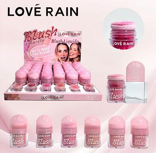 Blush com esponja Love Rain ( Cor Sortido )