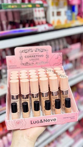 Corretivo Liquido Lua e Neve Cores separar que estevem disponíveis