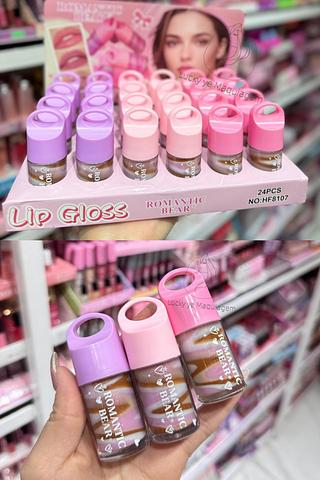 Lip Gloss Romântico Bear Cores separar que este em disponível