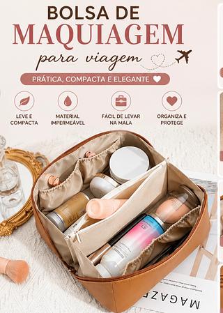 Bolsa de maquiagem de viagem (cor sortido)