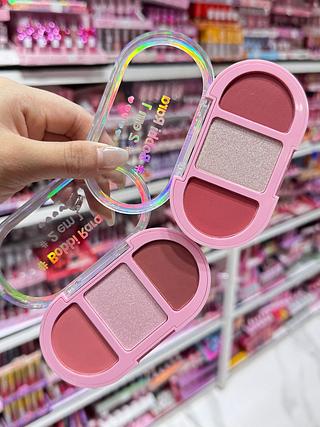 Paleta de blush Bobbi Rara Cores separar que estevem disponível