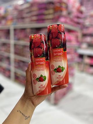 Sabonete íntimo morango Apinil