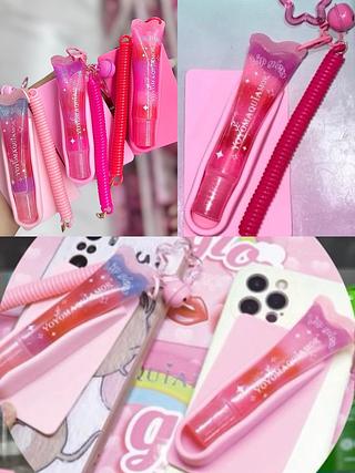 Lip Gloss Com Acessórios para Celular Yoyomaquiamor