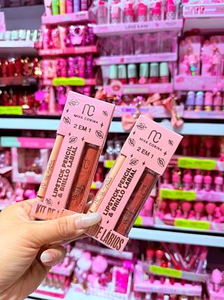 KIT LIP GLOSS E LAPIS MISS CORINA