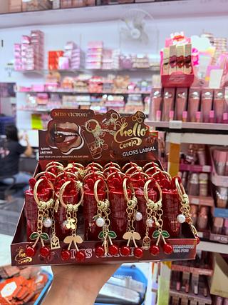 Lip Gloss Cereja Miss Victory