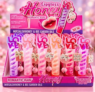 Lip Gloss Com Chaveiro Romantic Rain Cores separar que estevem disponível