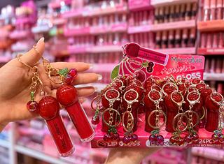 Lip Gloss Com Chaveiro Mocoallure