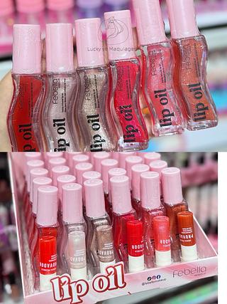 Lip Gloss Hydra Febella Cores separar que estevem disponível