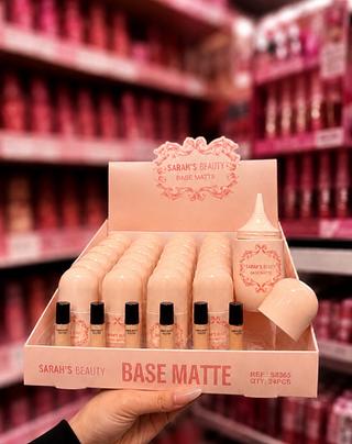 BASE MATTE SARA'S CORES SEPARAR QUE ESTEVEM DISPONIVEIS