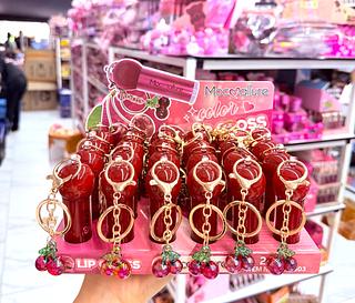 Lip Gloss Com Chaveiro Mocoallure