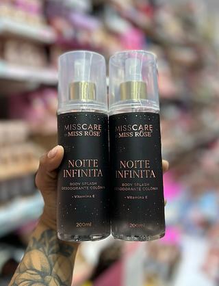 Body Splash Desedorante colônia Noite Infinita Miss Rose