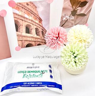 Lenço Demaquilante Esfoliante com Algodão e Babosa Mia Make