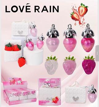 LIP GLOSS COM BOLSINHA LOVE RAIN CORES SEPARAR QUE ESTEVEM DISPONIVEIS