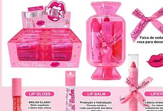 Lip Gloss Miss Corina Cores separar que estevem disponível