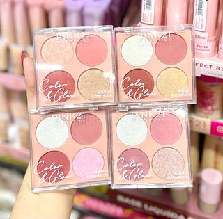 Blush iluminador Color Glow Pink 21 Cores separar que estevem disponíveis