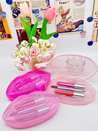 Kit de Gloss e lápis Bobbi Rara （ cor Sortido )