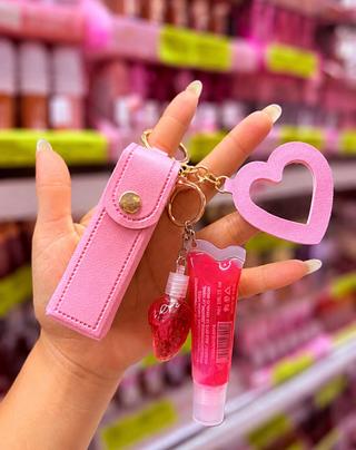 Lip gloss Com chaveiro e espelinho Hold Morning