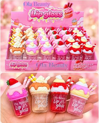 LIP GLOSS OLA BEAUTY CORES SEPARAR QUE ESTEVEM DISPONIVEIS