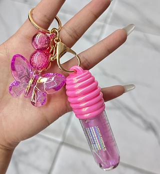 Lip Gloss Com chaveiro Love Rain Cores separar que estevem disponíveis