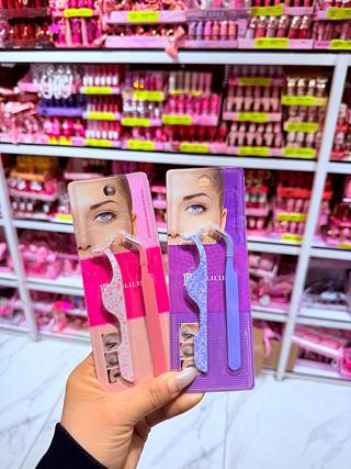 Kit pinça para cílio Cores separar que estevem disponíveis