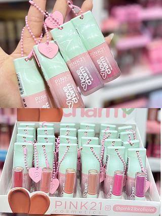 Blush Líquido Pink 21 cores separar que estevem disponível