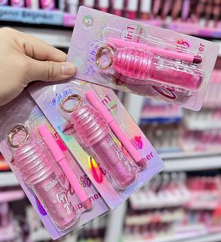 Lip Gloss Com Lápis Bobbi Rara Cores separar que estevem disponíveis
