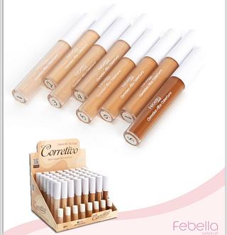 Corretivo liquido Alta Cobertura Febella ( CORES SEPARAR QUE ESTEVEM DISPONIVEIS)
