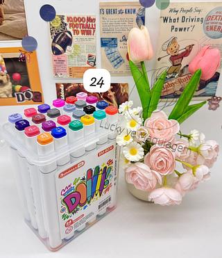 Kit 24peças Caneta Colorir