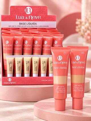 BASE LIQUIDO LUA NEVE CORES SEPARAR QUE ESTEVEM DISPONIVEIS