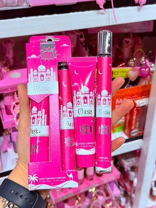 Kit perfume e loção hidratante OSIS Super poderes