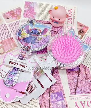 Escova de cabelo Stitch Infantil ( Cor Sortido )