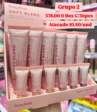 Base líquido Soft Blend G2 Rubyrose ( Cores separar que estevem disponíveis)