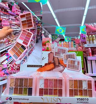 PALETA DE SOMBRA YVISIY CORES SEPARAR QUE ESTEVEM DISPONIVEIS