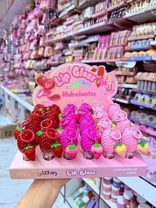 Lip Gloss Com Chveiro Miss Glan vores separar que estevem disponíveis