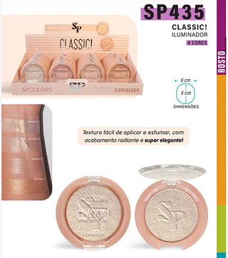 Iluminador SP Colors Cores separar que estevem disponíveis